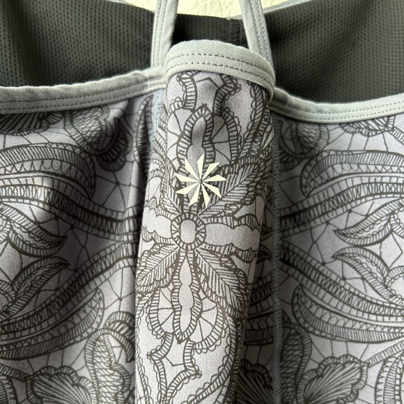 Athleta Harmonious Tank grey Ombré Floral - Picture 4 of 6